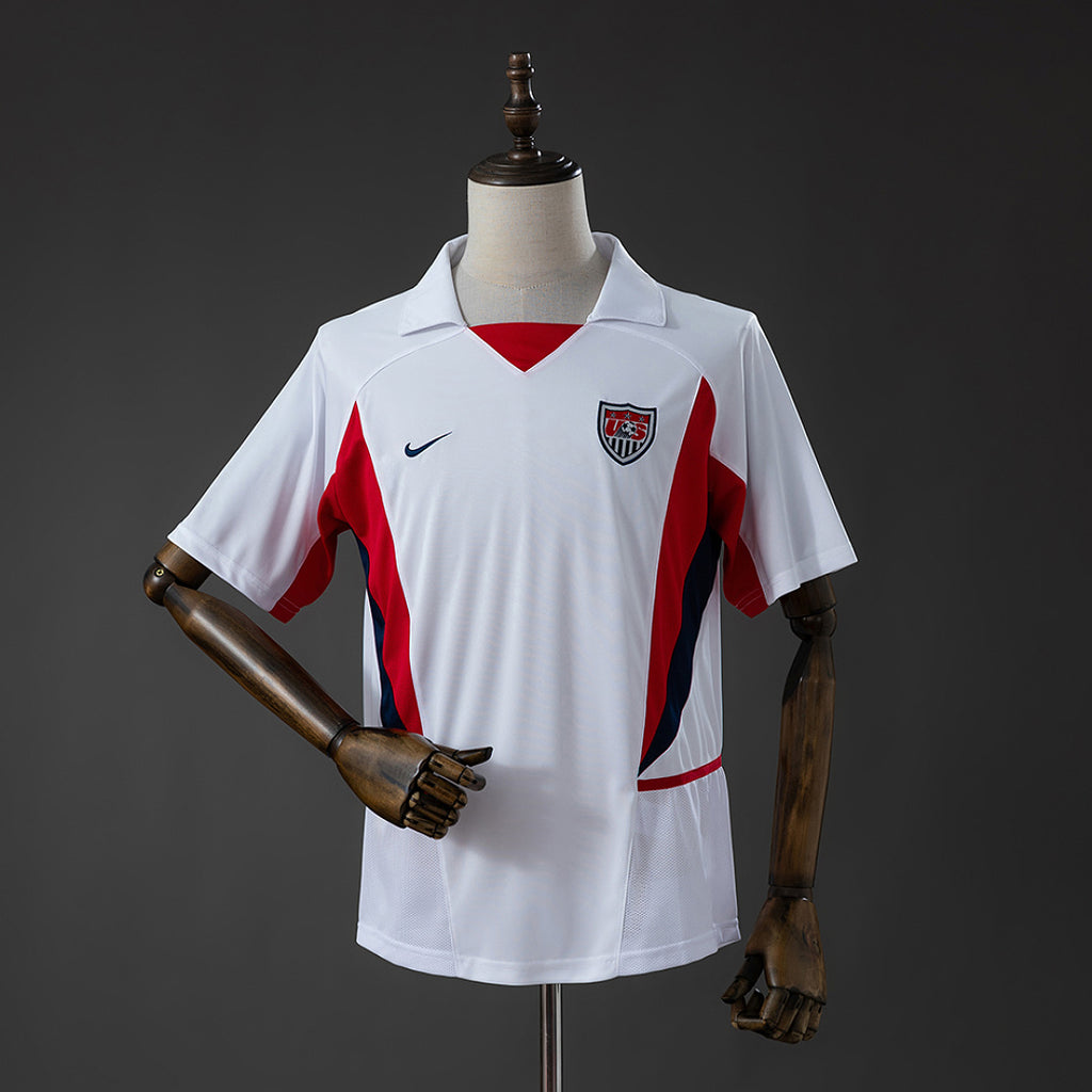 Camiseta Retro Estados Unidos Local 2002 - frente