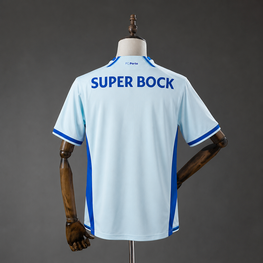 Camiseta FC Porto Tercera Gris y Celeste 2026/27 - espalda