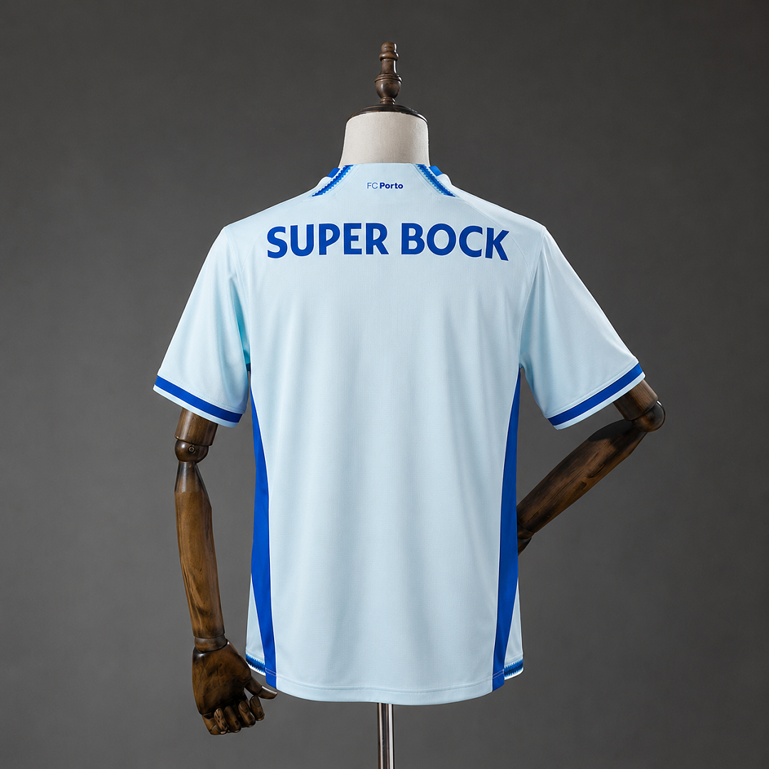 Camiseta FC Porto Tercera Gris y Celeste 2026/27 - espalda