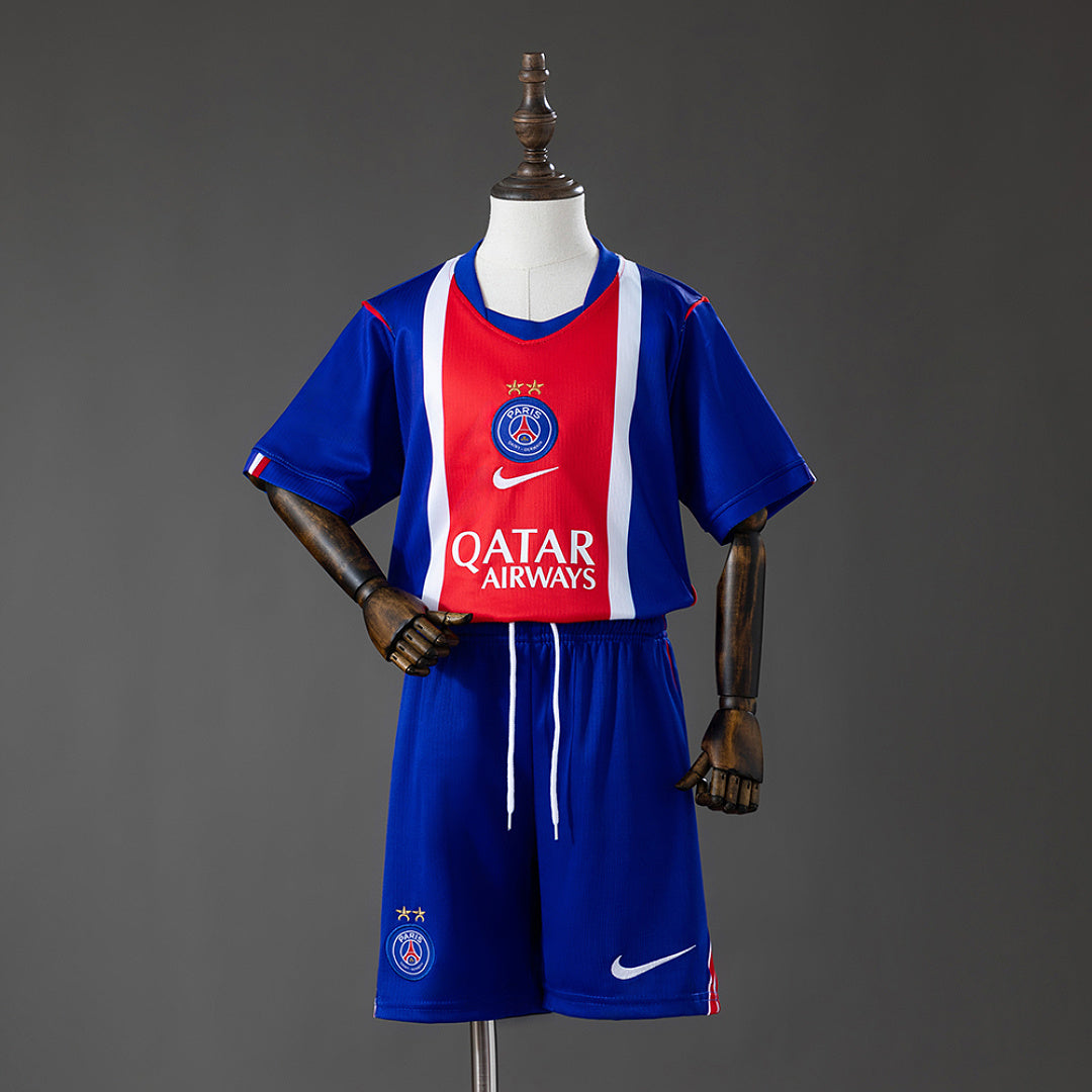 Conjunto Niños PSG Local Gris 2026/27 - frente