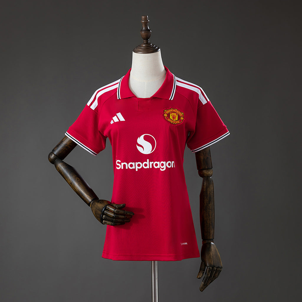 Camiseta Manchester United Local Gris 2026/27 Mujer - frente