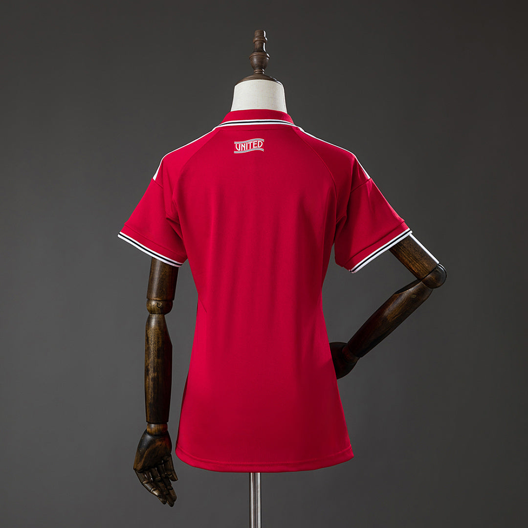 Camiseta Manchester United Local Burdeos 2026/27 Mujer - espalda