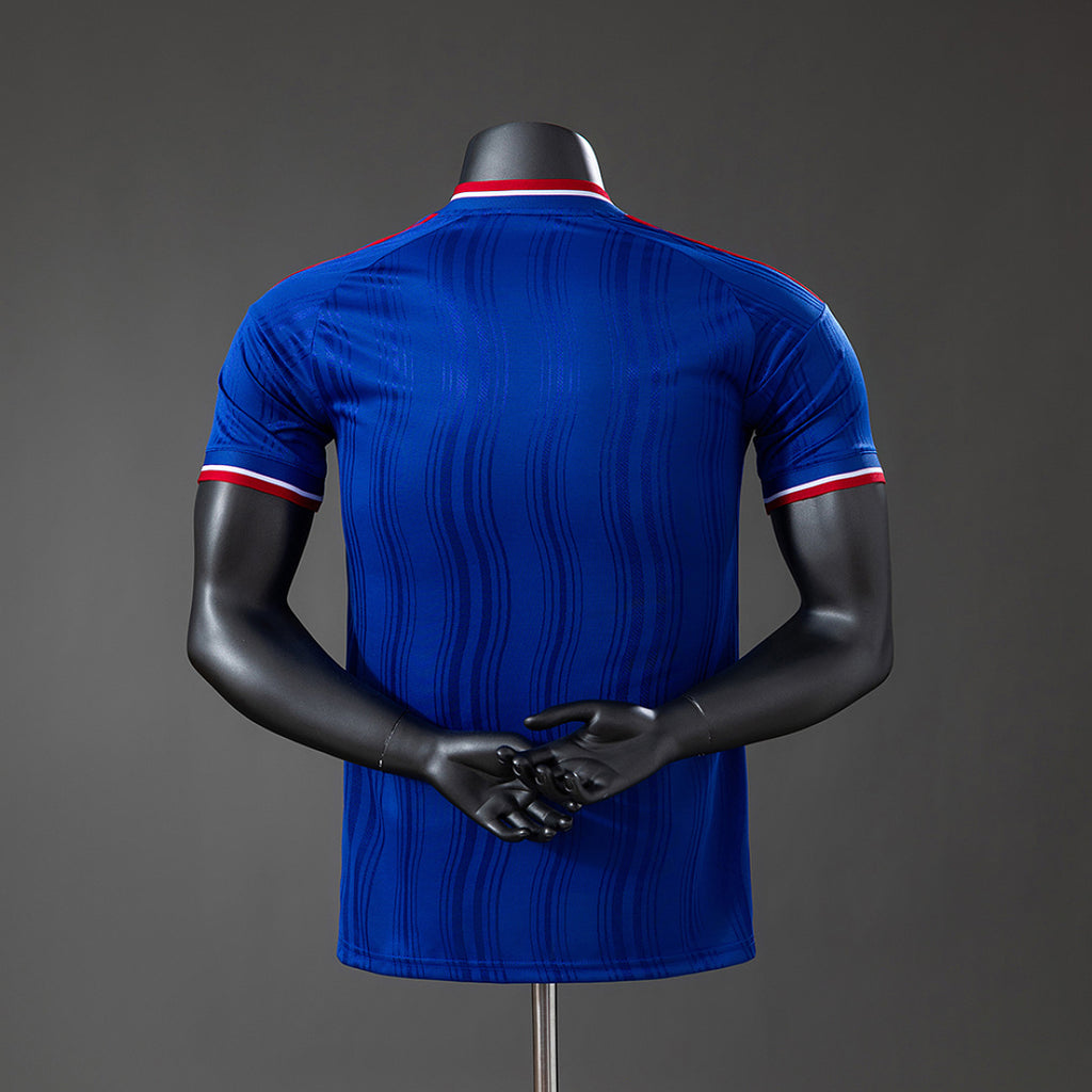 Camiseta Manchester United Tercera Azul Marino y Gris 2026/27 Versión Jugador - espalda
