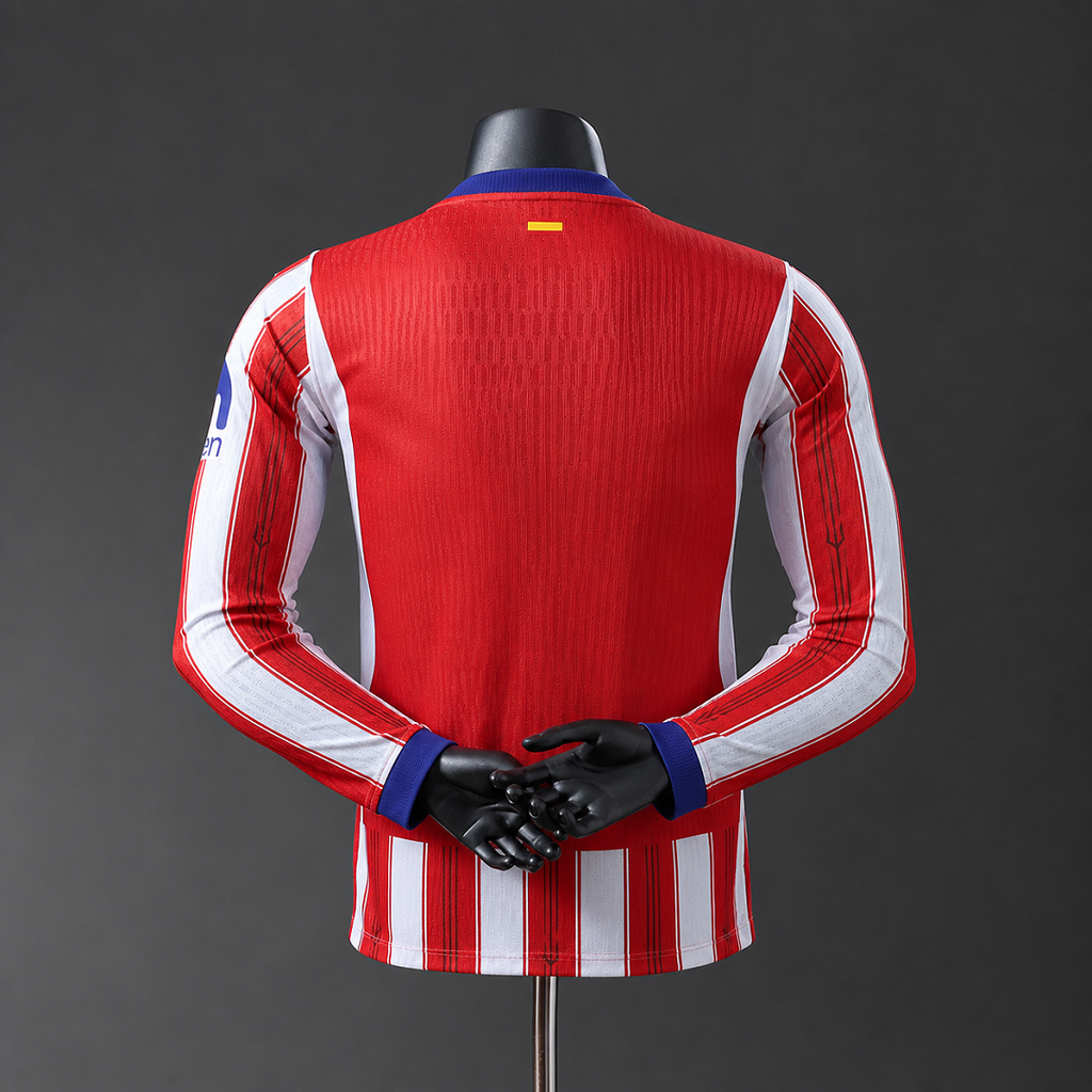 Camiseta Atlético de Madrid Local Manga Larga 2026/27 Versión Jugador - espalda