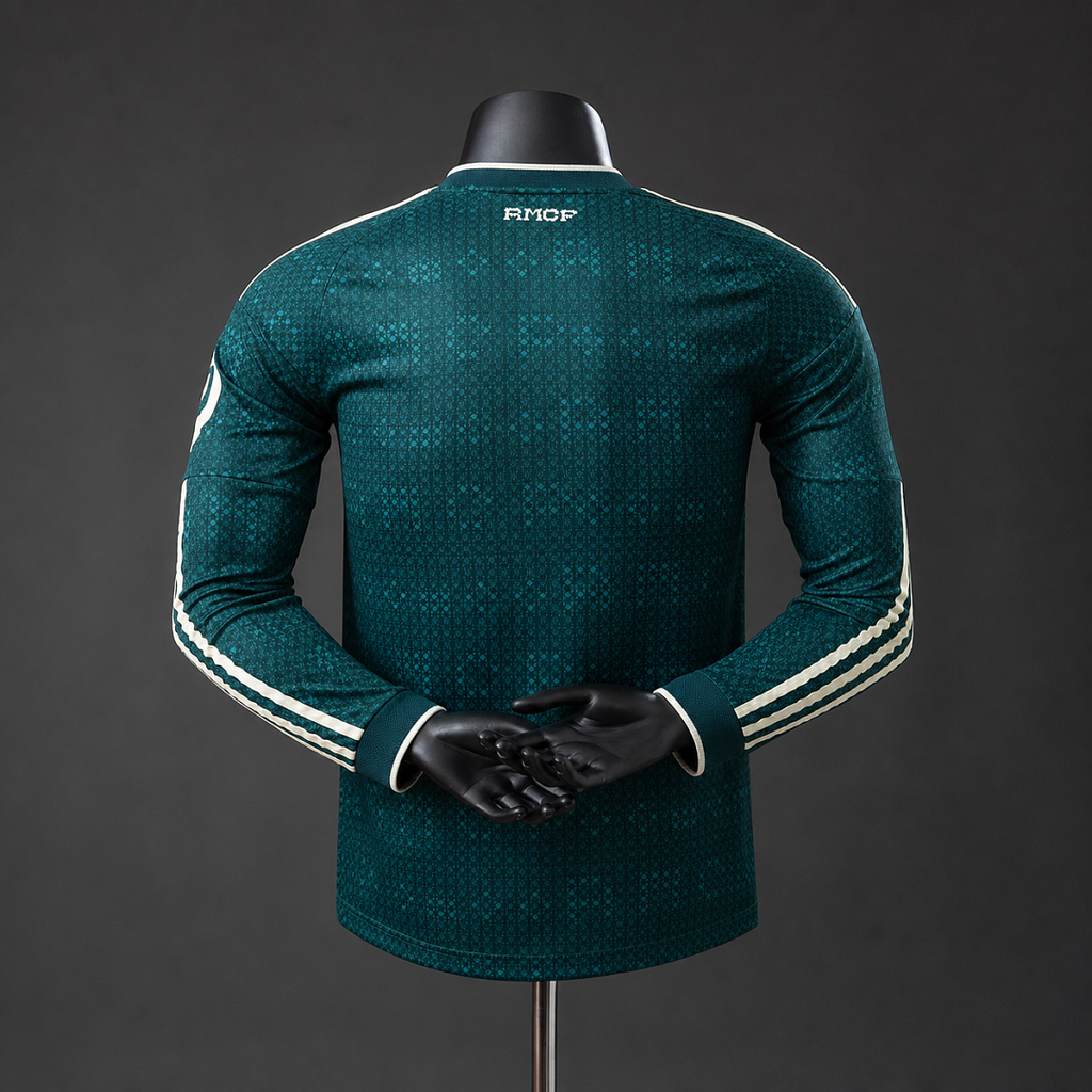 Camiseta Real Madrid Visita Manga Larga 2026/27 Versión Jugador - espalda