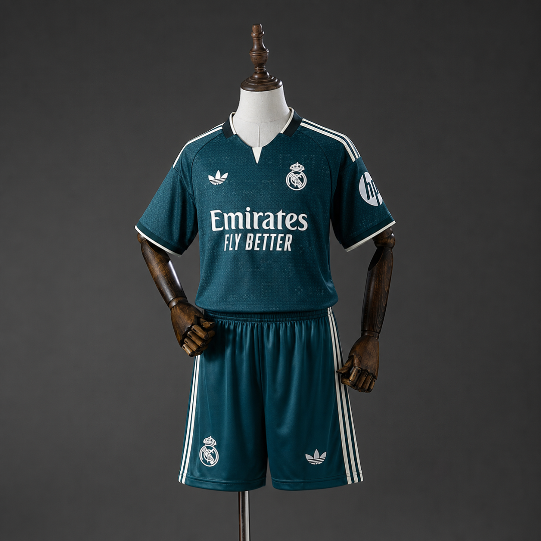 Conjunto Niños Real Madrid Visita 2026/27 - frente