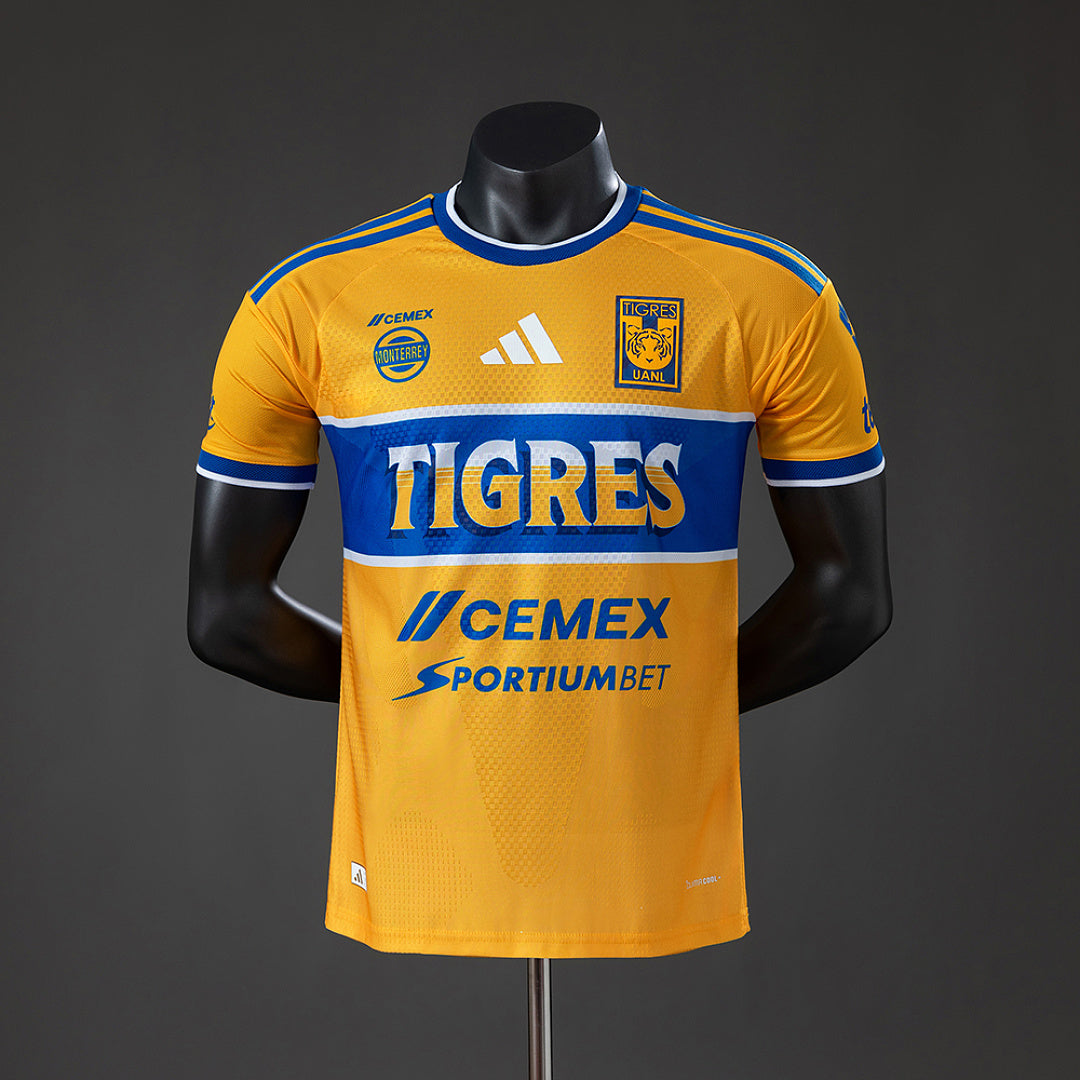 Camiseta Tigres UANL Local Dorada 2026/27 Versión Jugador - frente