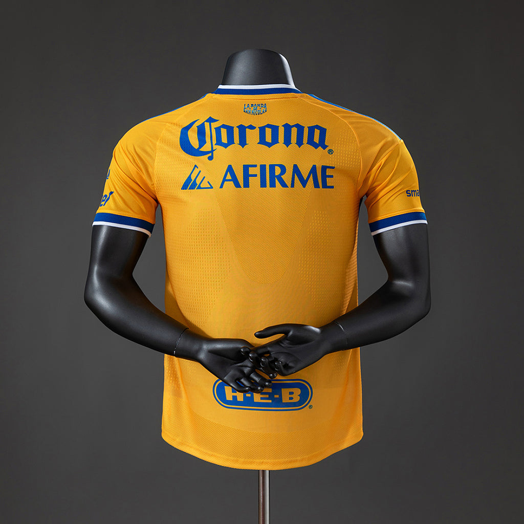 Camiseta Tigres UANL Local Café y Dorada 2026/27 Versión Jugador - espalda