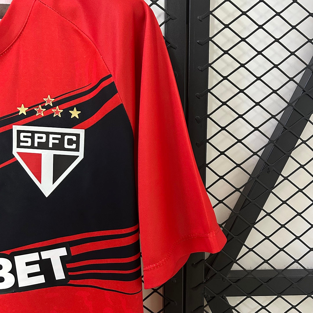 Camiseta de Entrenamiento São Paulo Roja 2025/26 - espalda