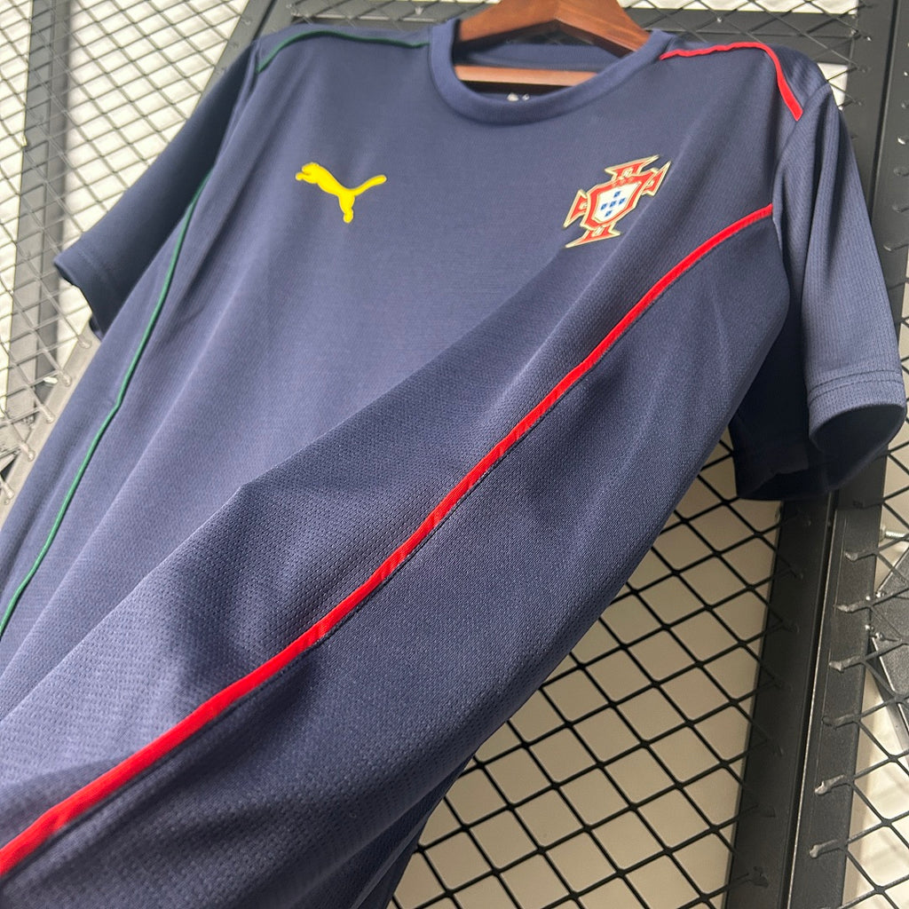 Camiseta de Entrenamiento Portugal Azul Marino y Gris 2025 II - espalda