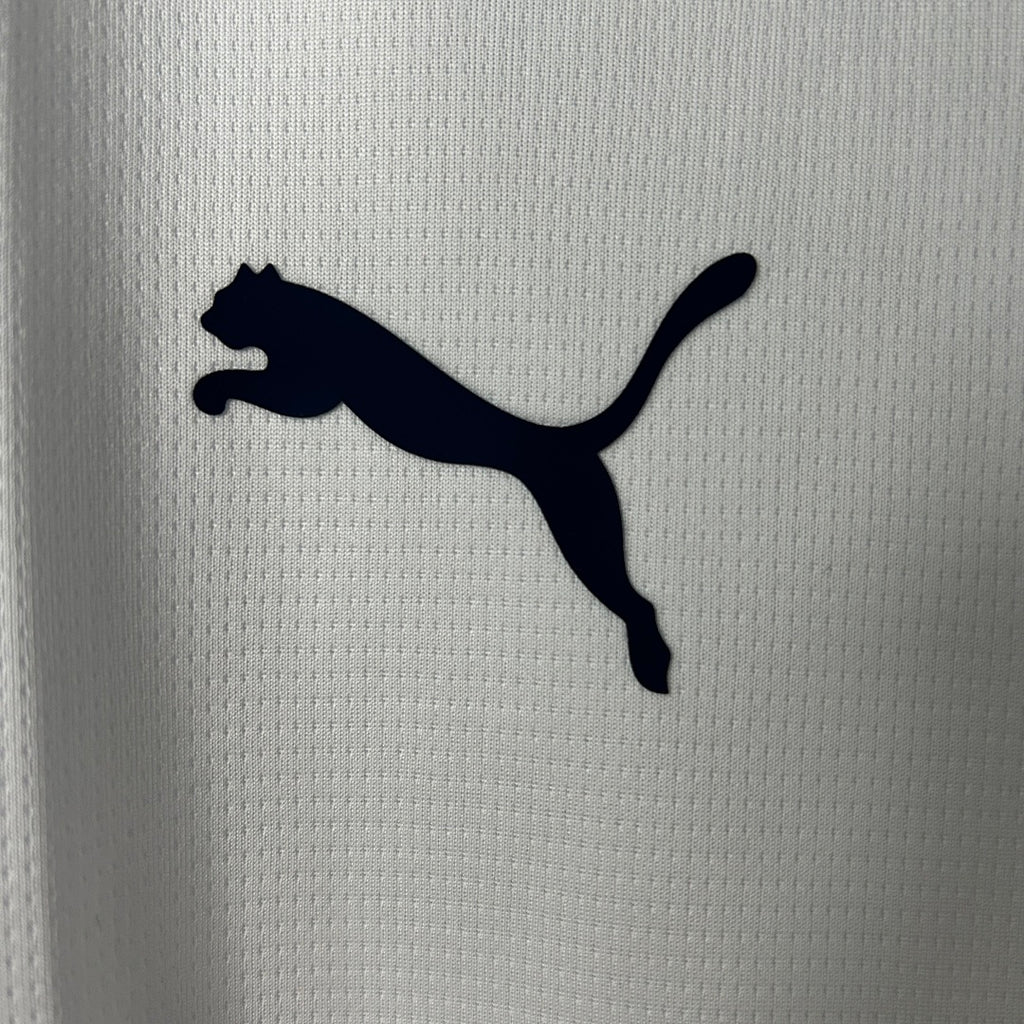Camiseta de Entrenamiento Portugal Blanca y Gris Claro 2025 - espalda
