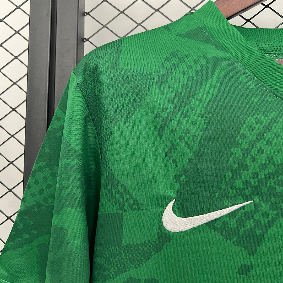 Camiseta de Entrenamiento Sporting CP Verde Oscuro y Verde 2025/26 - espalda