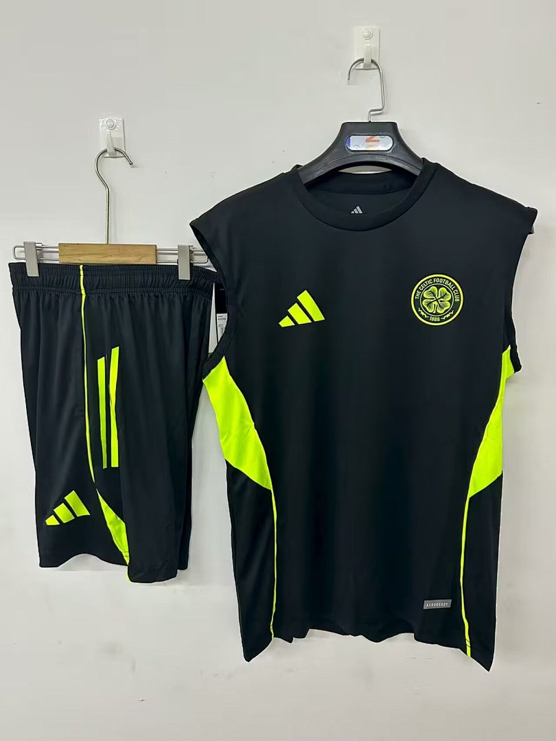 Camiseta de Entrenamiento Celtic Negra 2025/26 II - frente