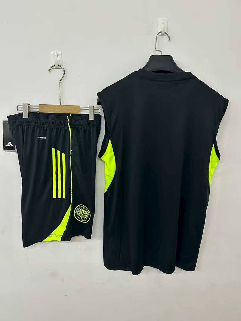 Camiseta de Entrenamiento Celtic Negra 2025/26 II - espalda