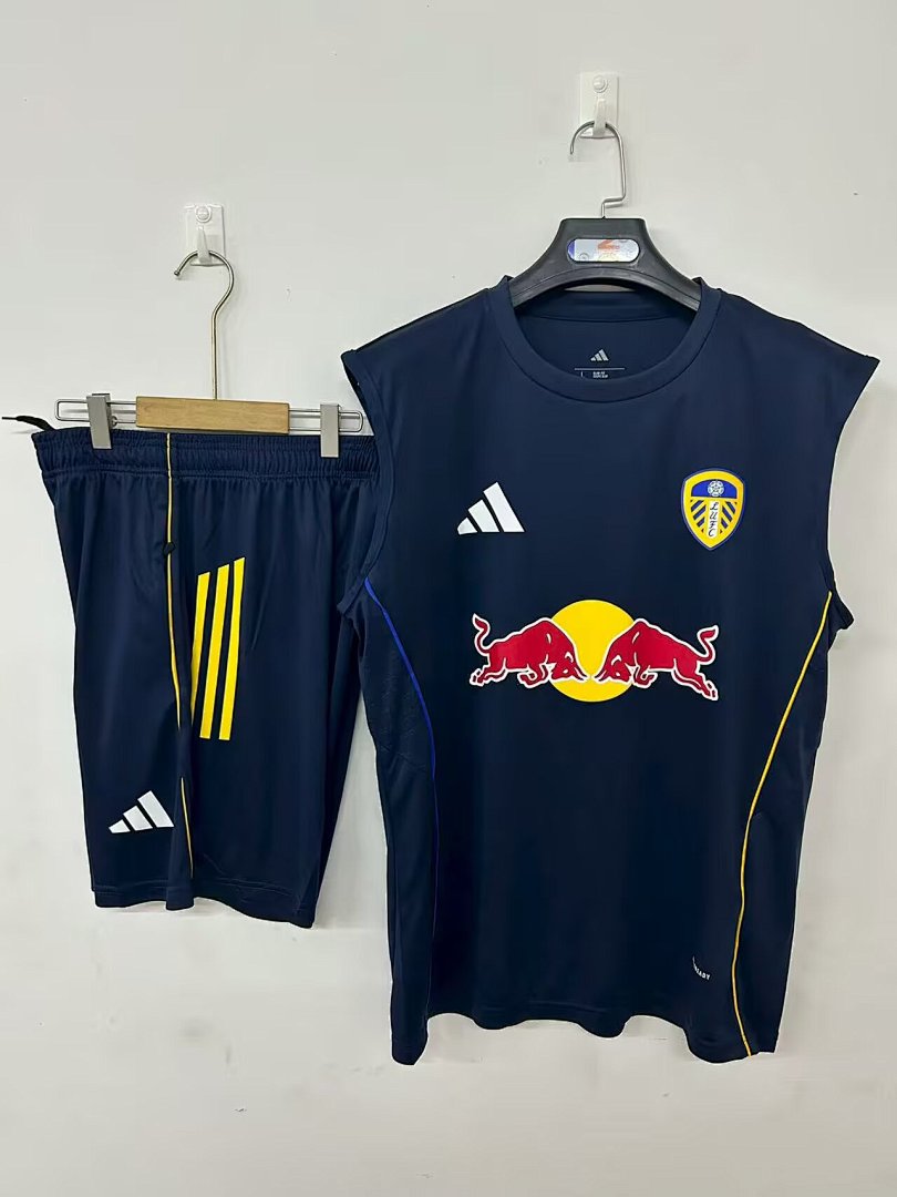 Camiseta de Entrenamiento Leeds United Azul Rey 2025/26 II - frente