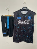 Camiseta de Entrenamiento SSC Napoli Negra 2025/26 II - frente