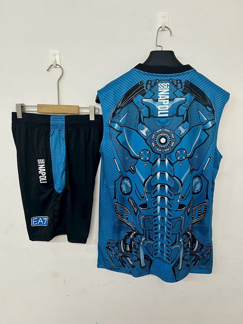Camiseta de Entrenamiento SSC Napoli Azul 2025/26 II - espalda