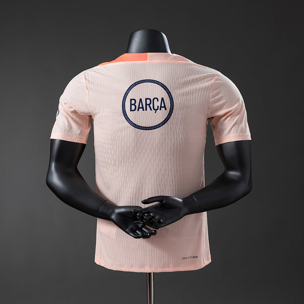 Camiseta de Entrenamiento FC Barcelona Roja y Negra 2025/26 - espalda