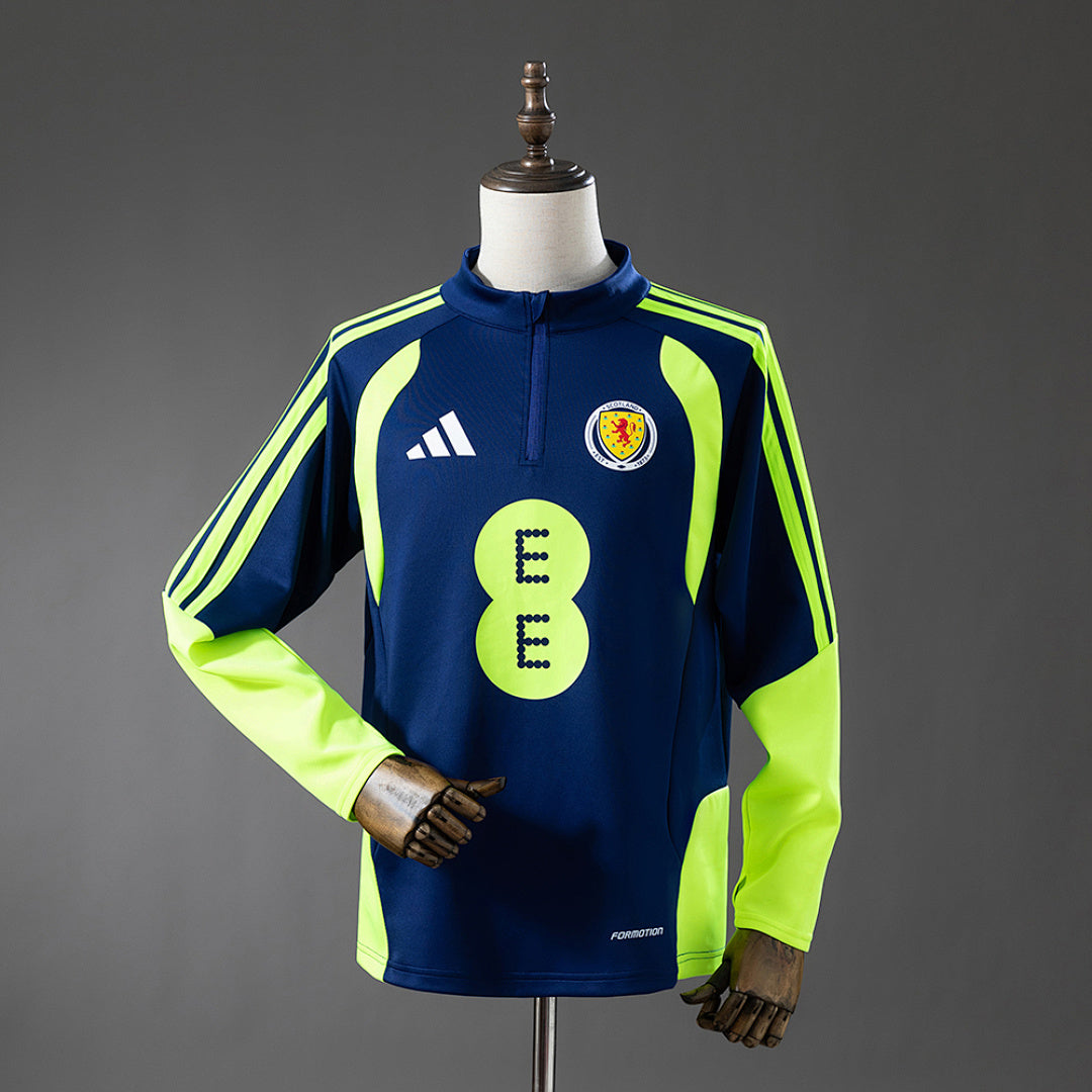 Camiseta de Entrenamiento Escocia Azul Marino 2026 - frente