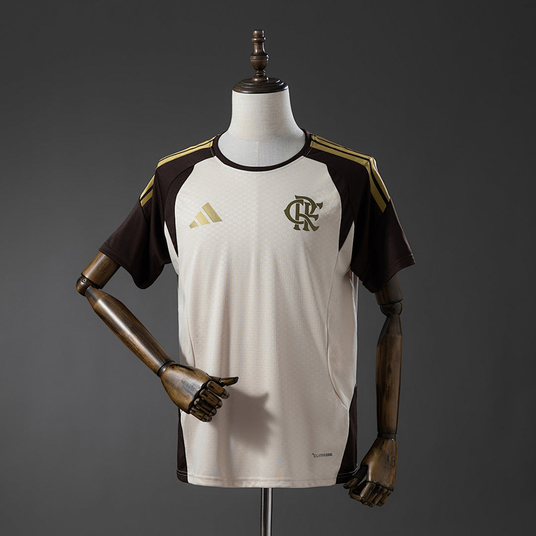 Camiseta de Entrenamiento Flamengo Beige 2026/27 II - frente