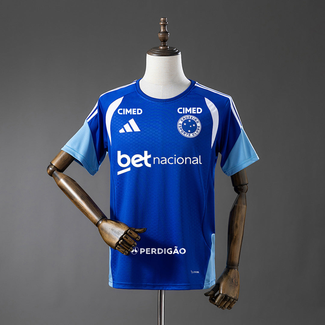 Camiseta de Entrenamiento Cruzeiro Azul Con Sponsors 2026/27 - frente