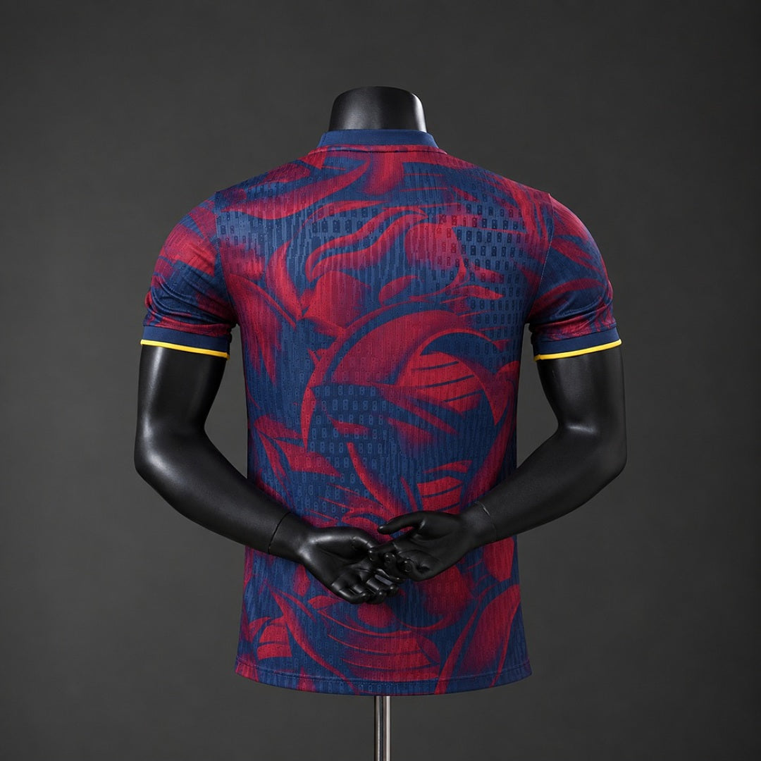 Camiseta FC Barcelona Azul y Roja Edición Especial 2026/27 Versión Jugador - espalda