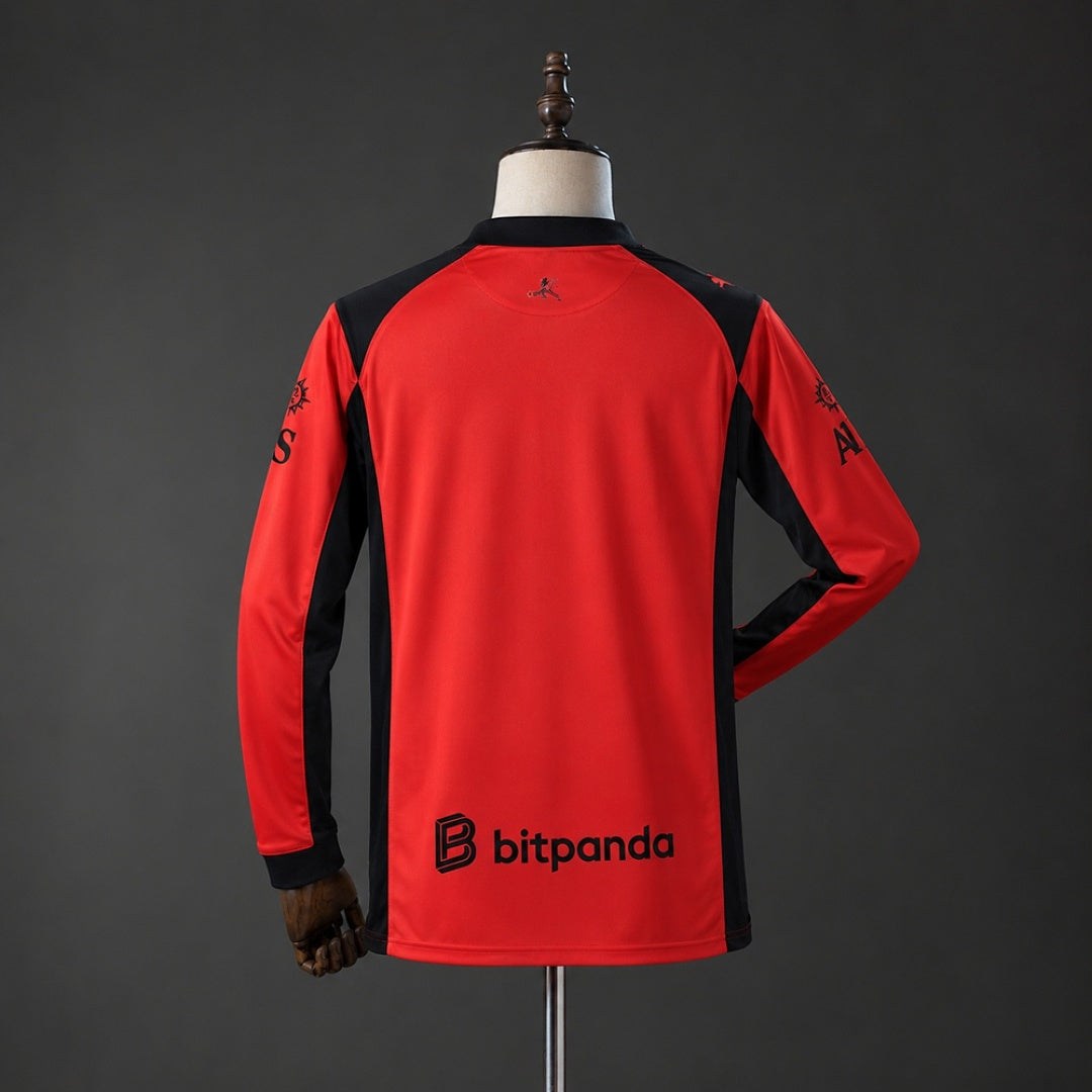 Camiseta AC Milan Cuarta Manga Larga 2026/27 - espalda