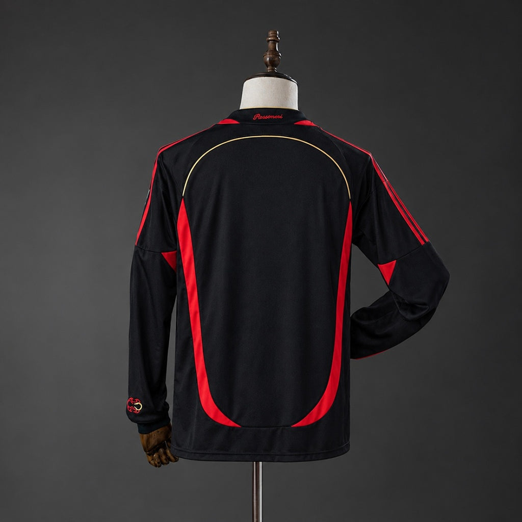 Camiseta Retro AC Milan Tercera Manga Larga 2006 - espalda