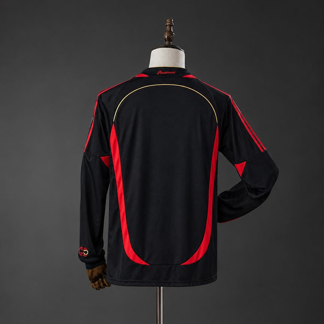 Camiseta Retro AC Milan Tercera Manga Larga 2006 - espalda