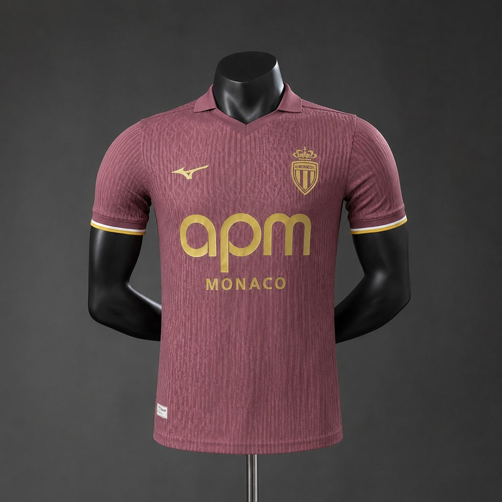 Camiseta AS Monaco Visita 2026/27 Versión Jugador - frente