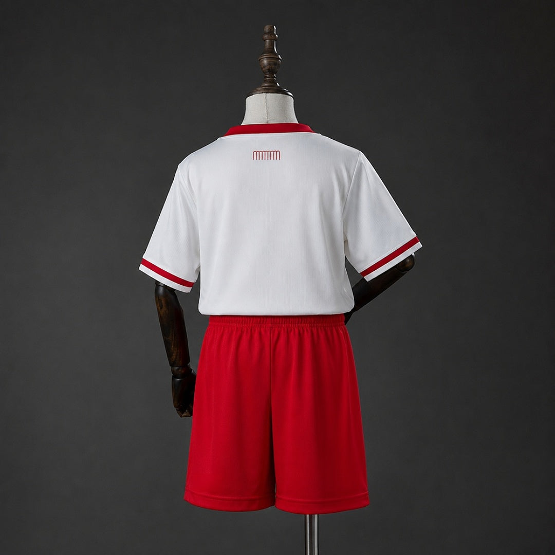 Conjunto Niños AS Monaco Local 2026/27 - espalda