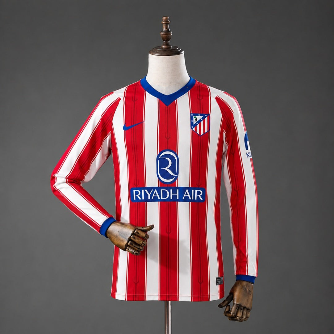 Camiseta Atlético de Madrid Local Manga Larga 2026/27 - frente