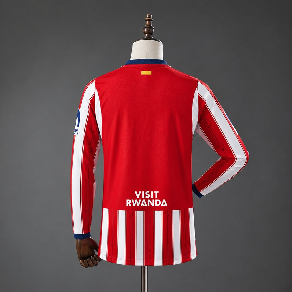 Camiseta Atlético de Madrid Local Manga Larga 2026/27 - espalda