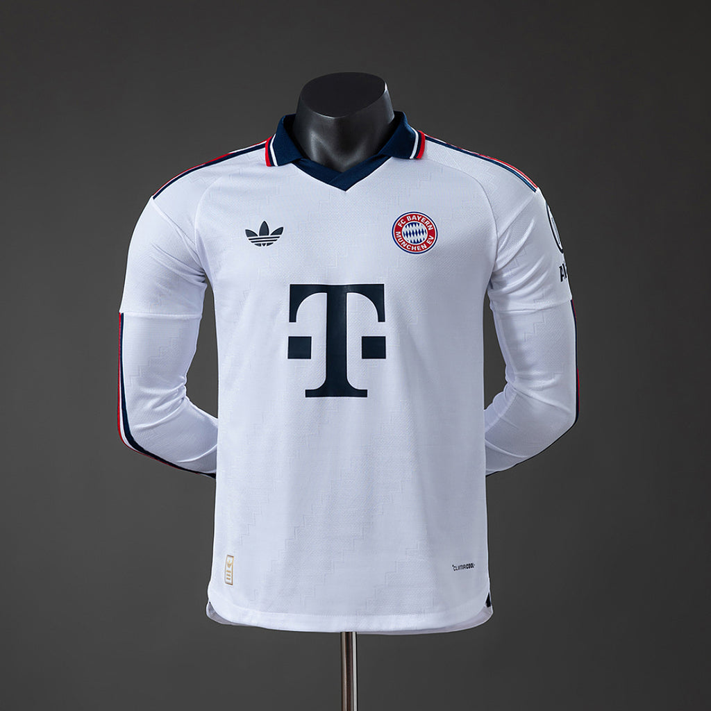 Camiseta Bayern Múnich Visita Manga Larga 2026/27 Versión Jugador - frente