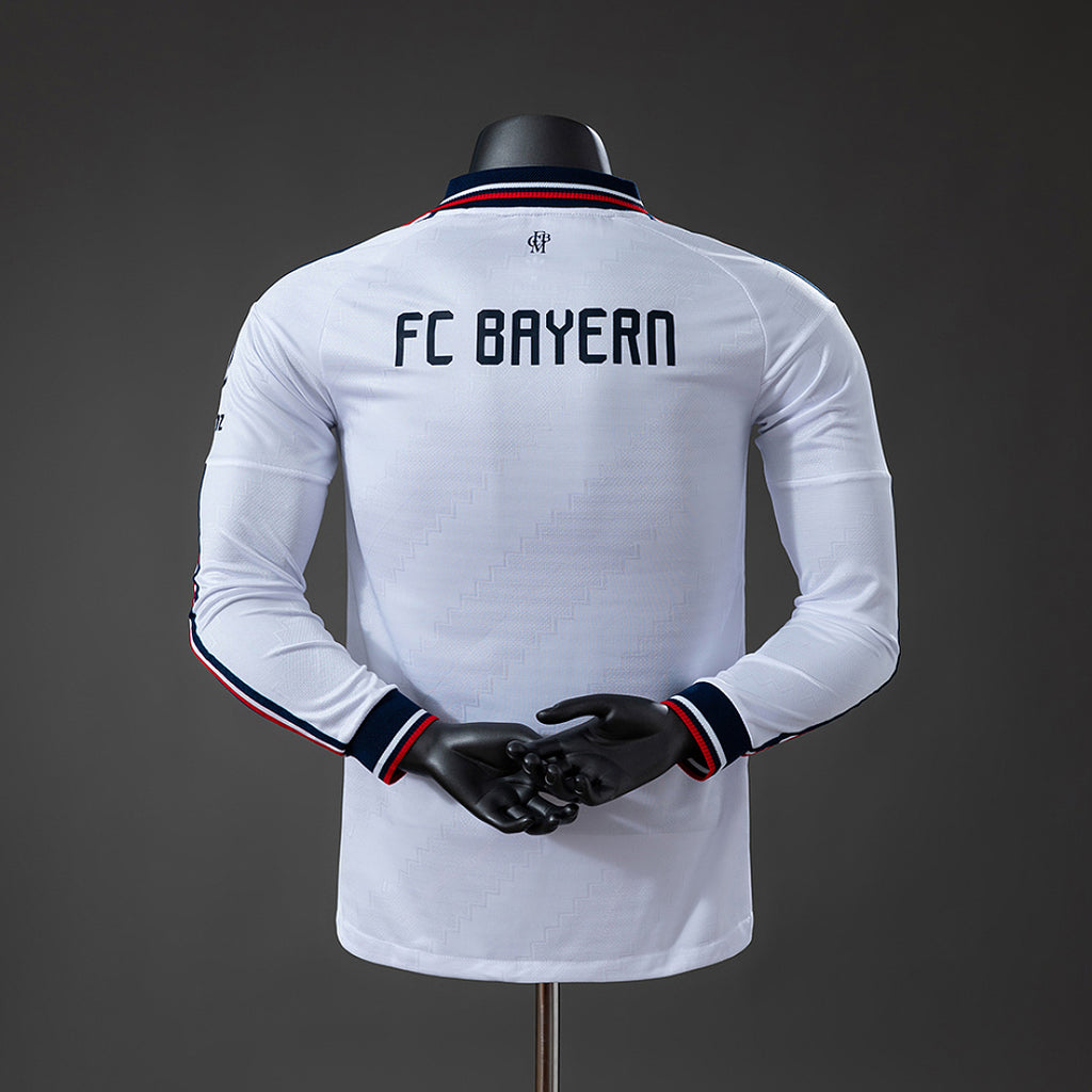 Camiseta Bayern Múnich Visita Manga Larga 2026/27 Versión Jugador - espalda