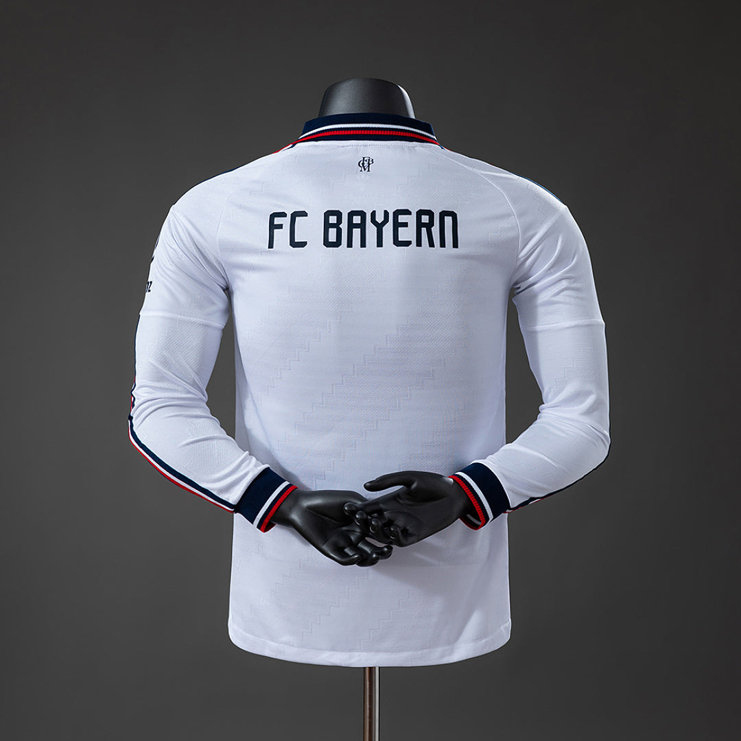 Camiseta Bayern Múnich Visita Manga Larga 2026/27 Versión Jugador - espalda