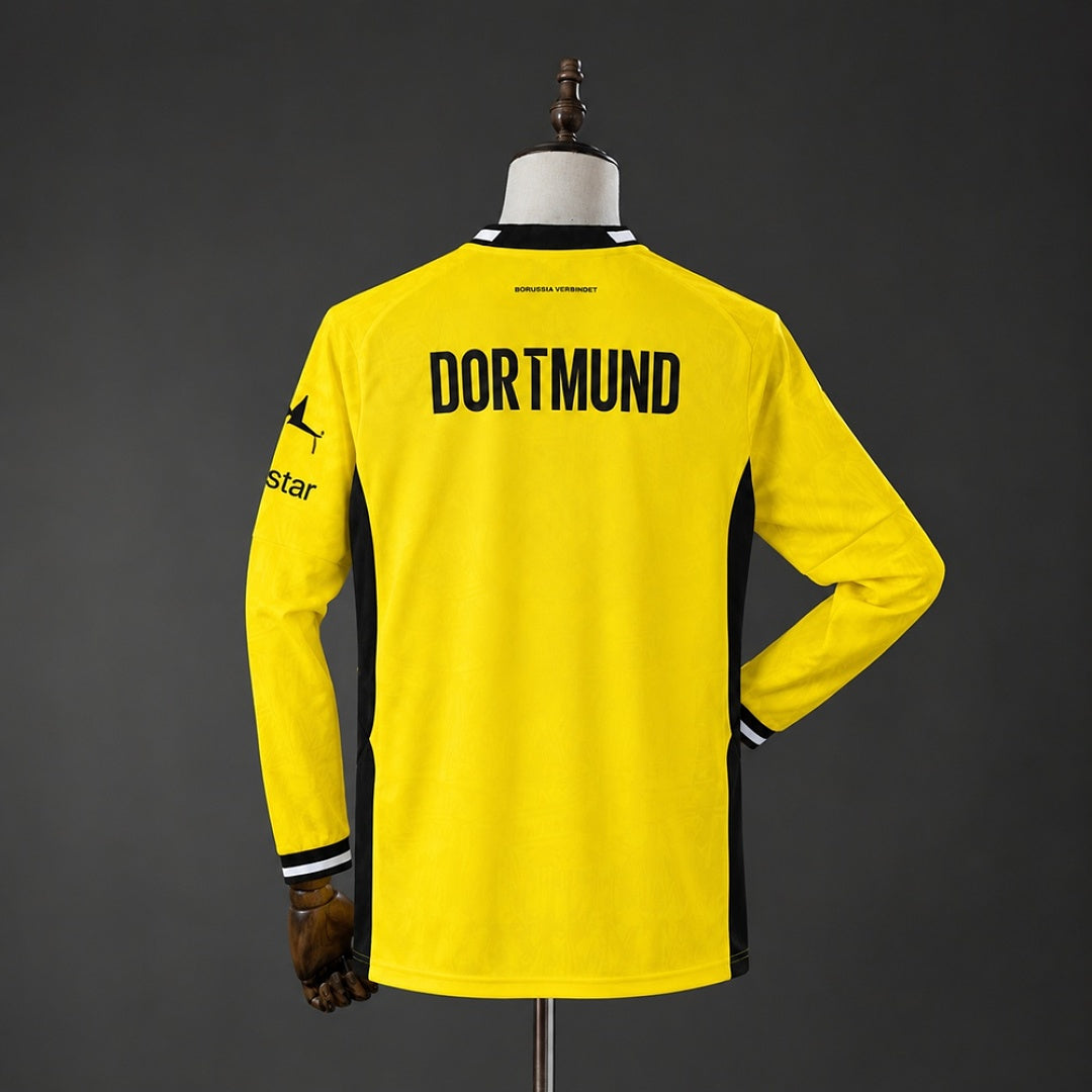 Camiseta Borussia Dortmund Local Manga Larga 2026/27 - espalda