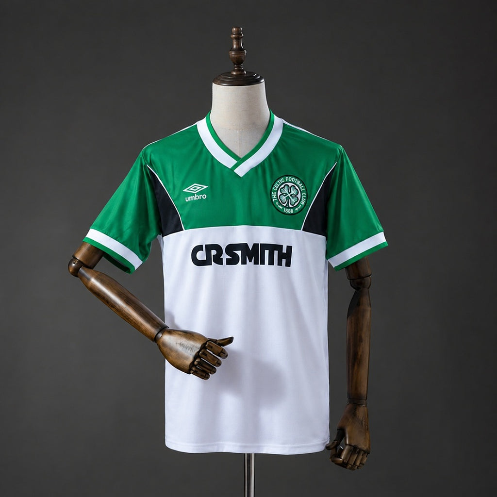 Camiseta Retro Celtic Visita 85/86 - frente