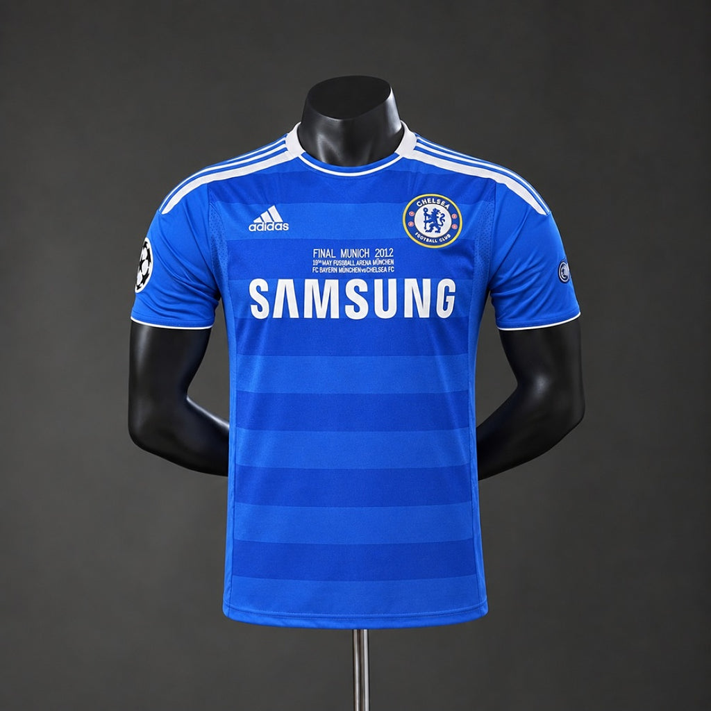 Camiseta Retro Chelsea Local Champions League 11/12 Versión Jugador - frente