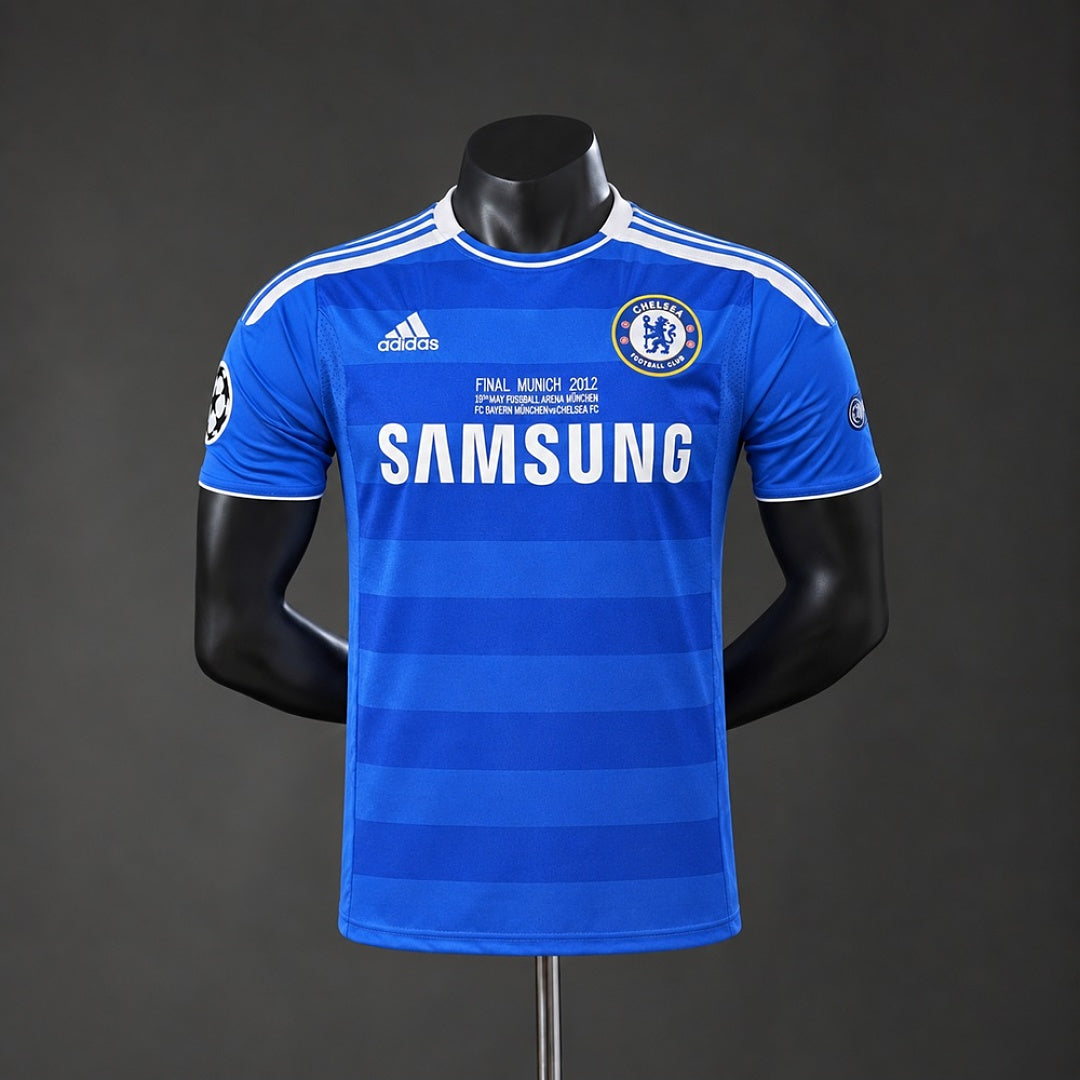Camiseta Retro Chelsea Local Champions League 11/12 Versión Jugador - frente