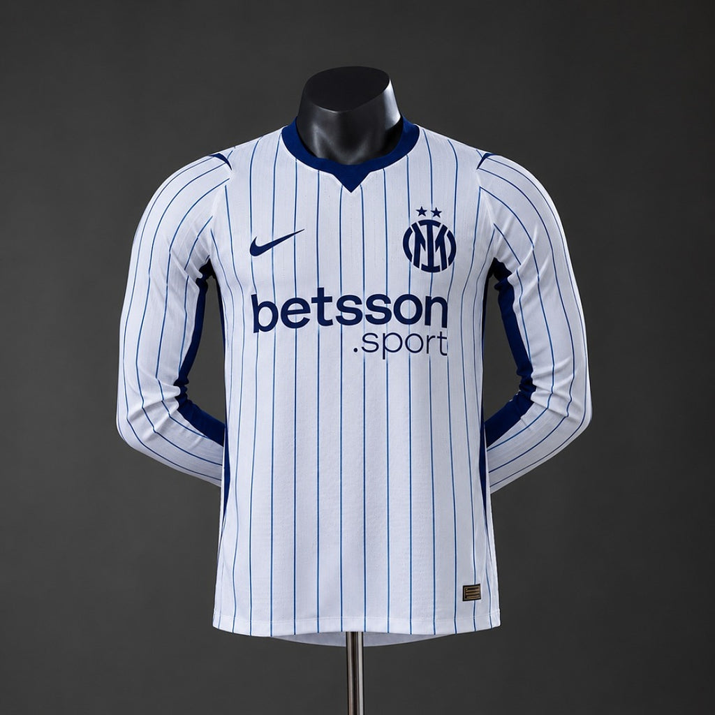 Camiseta Inter de Milán Visita Manga Larga 2026/27 Versión Jugador - frente