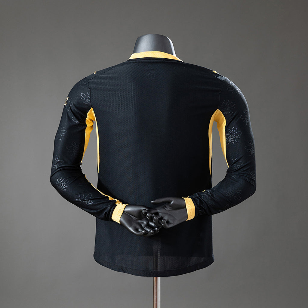 Camiseta Manchester City Visita Manga Larga 2026/27 Versión Jugador - espalda