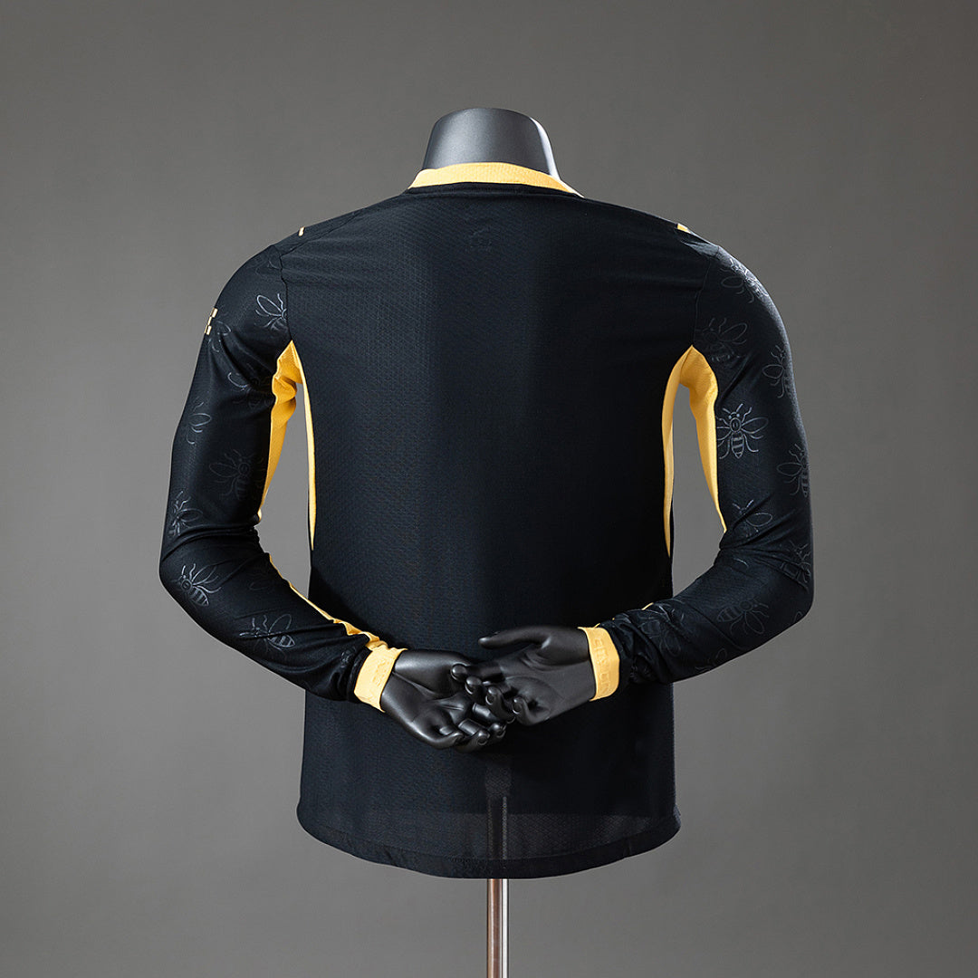 Camiseta Manchester City Visita Manga Larga 2026/27 Versión Jugador - espalda