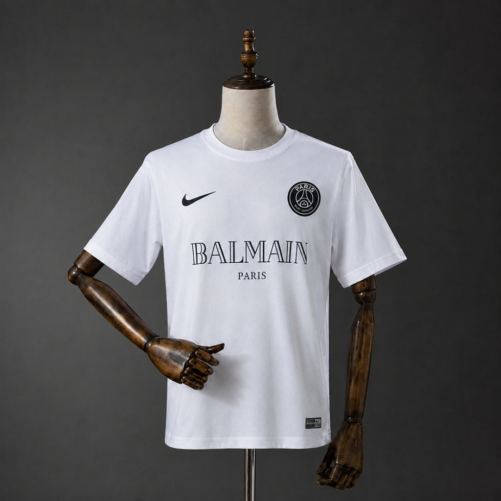 Camiseta de Entrenamiento PSG Blanca 2021 - frente