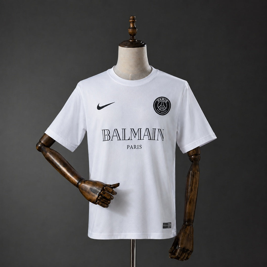 Camiseta de Entrenamiento PSG Blanca 2021 - frente