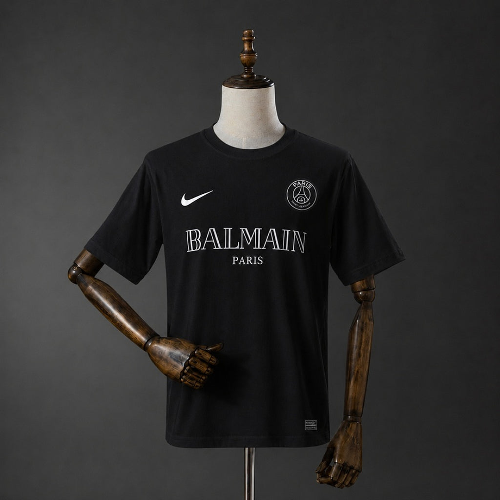 Camiseta de Entrenamiento PSG Negra 2021 - frente
