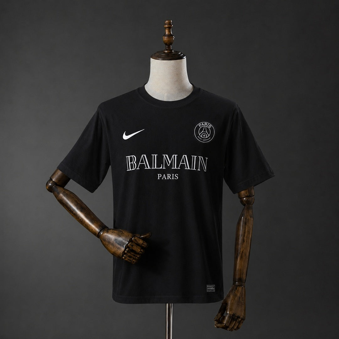 Camiseta de Entrenamiento PSG Negra 2021 - frente