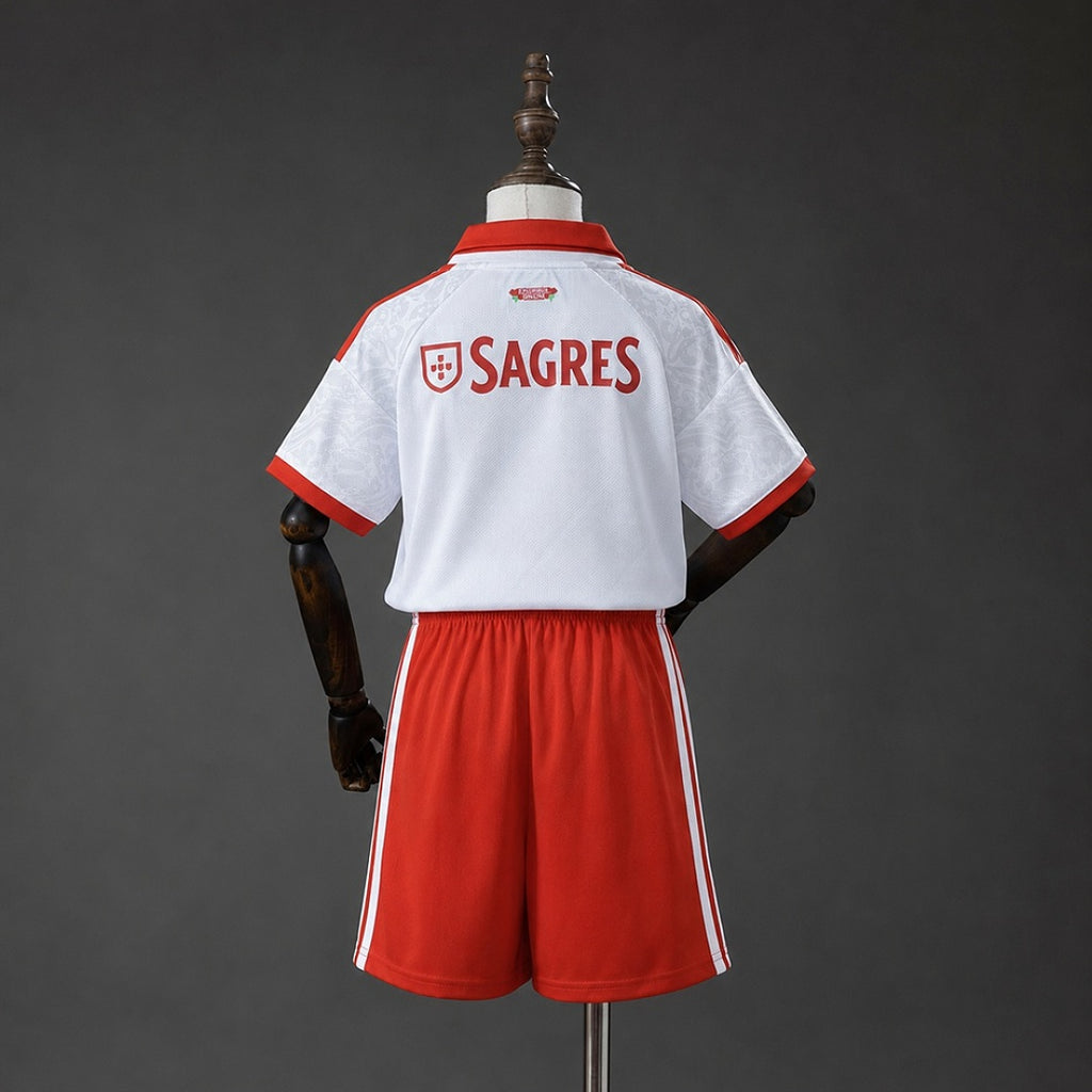 Conjunto Niños SL Benfica Visita 2026/27 - espalda