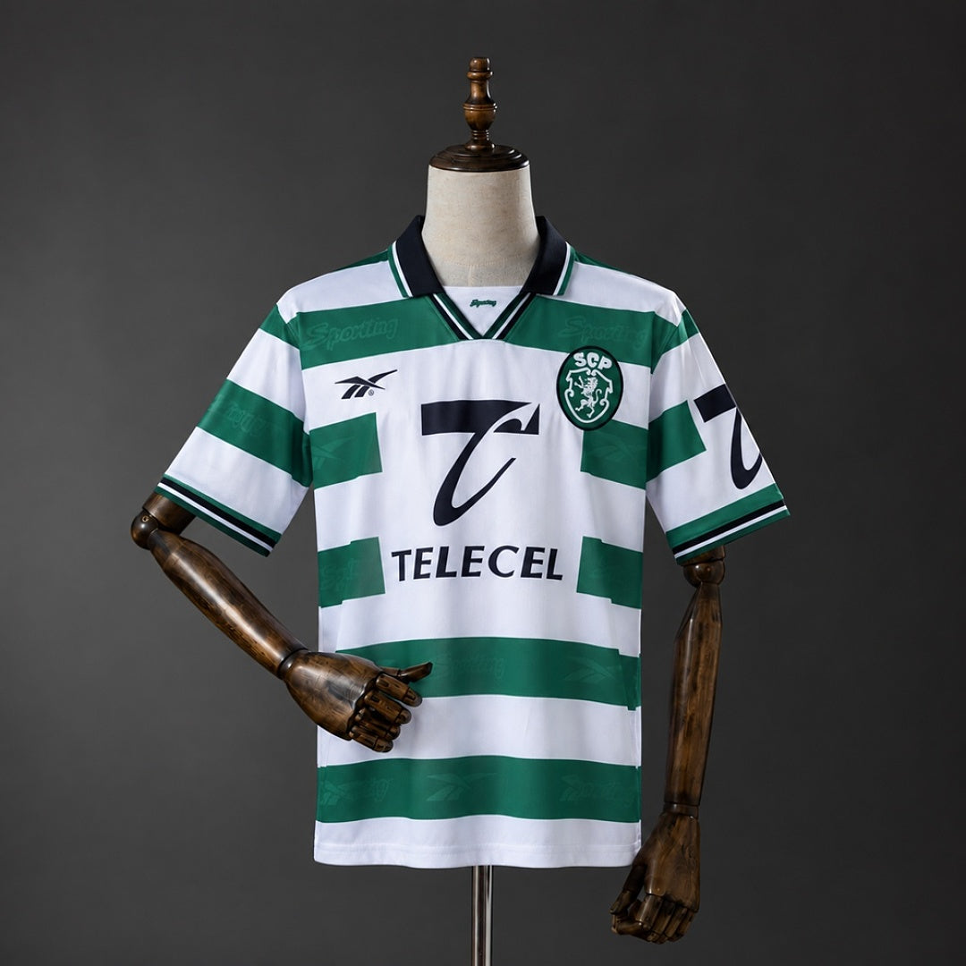 Camiseta Retro Sporting CP Local 98/99 - frente