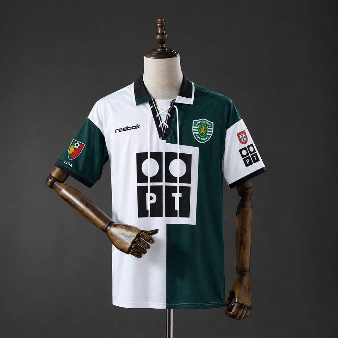 Camiseta Retro Sporting CP Tercera 02/03 - frente